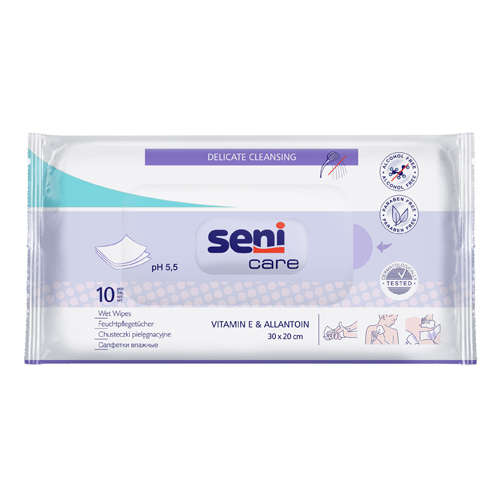 Влажные салфетки для ухода за кожей Seni Care 10 шт 5900516420635  #1